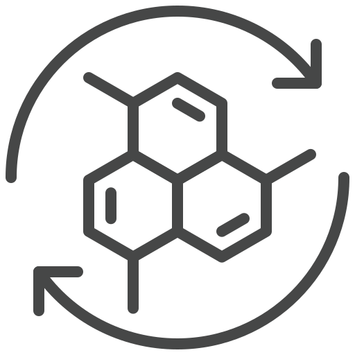 Cell Repair: cell hexagon with circular arrow