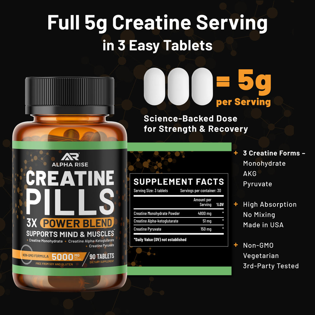 Creatine Pills for Men - ALPHA RISE