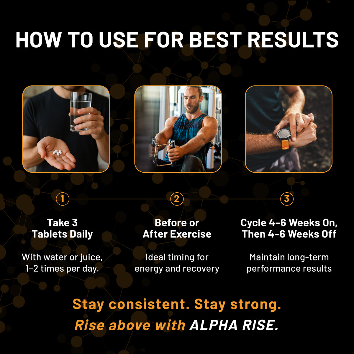 Alpha Rising Creatine 3X Power Blend | Mind & Muscle Support – ALPHA RISE