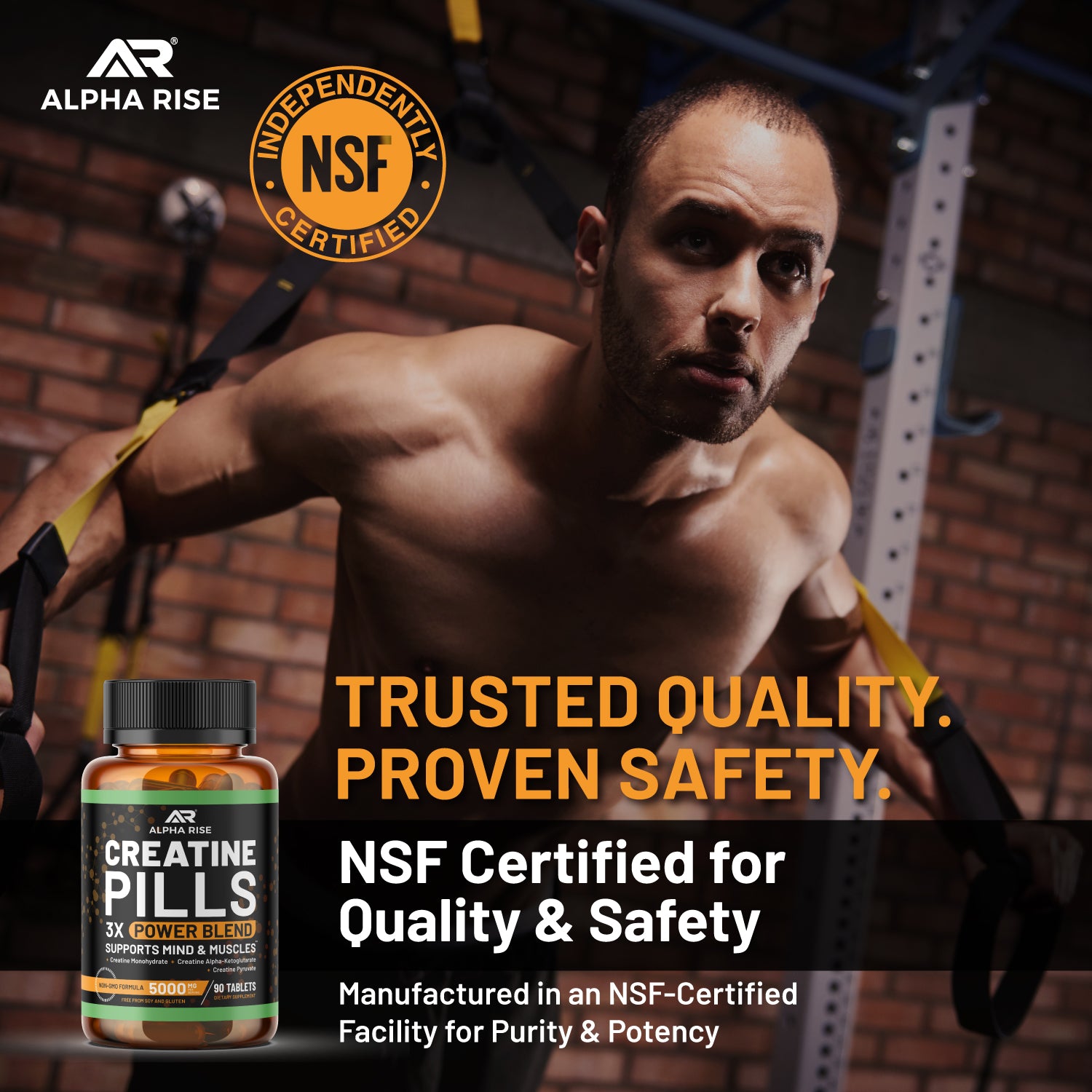 Creatine Pills for Men - ALPHA RISE