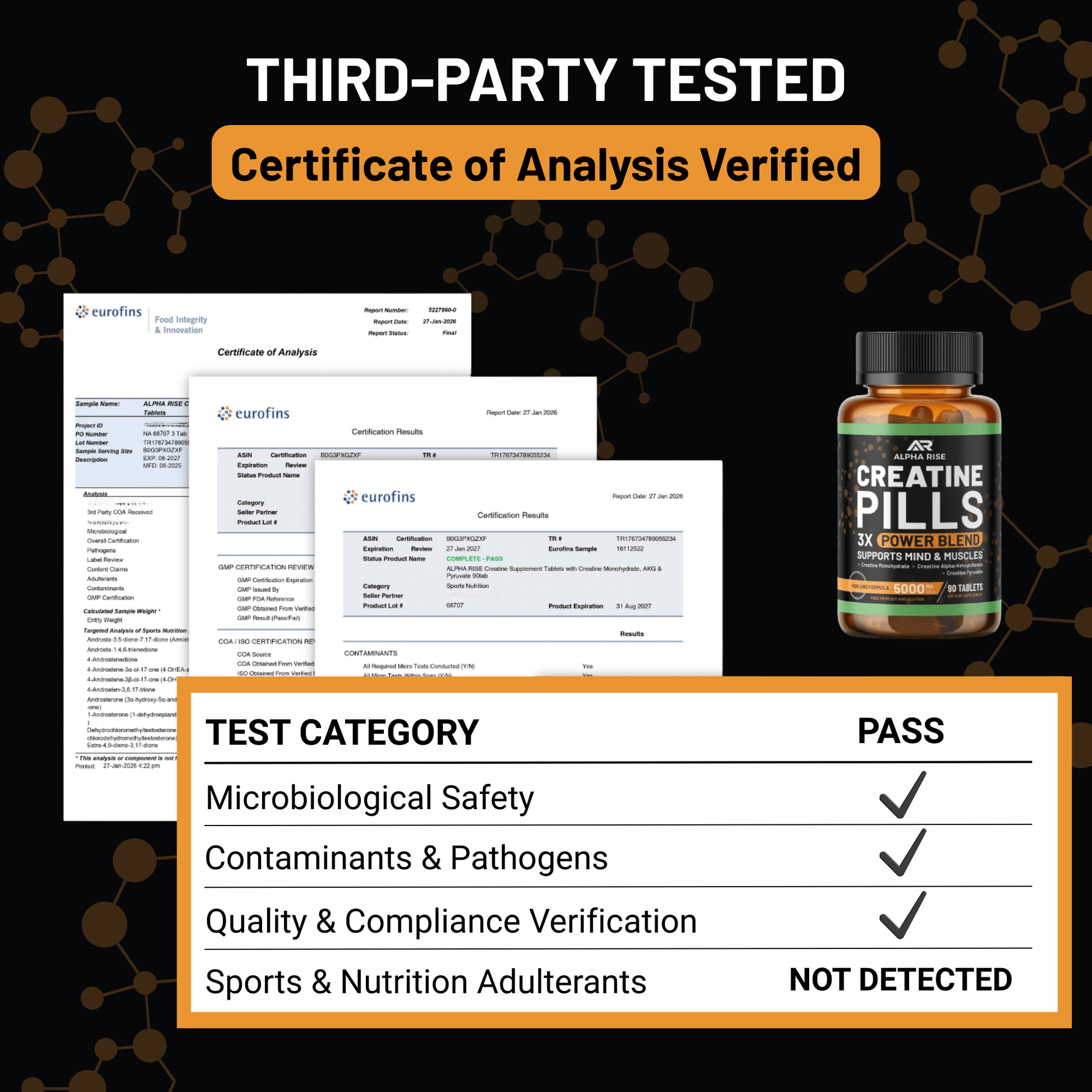 Creatine Pills for Men - ALPHA RISE