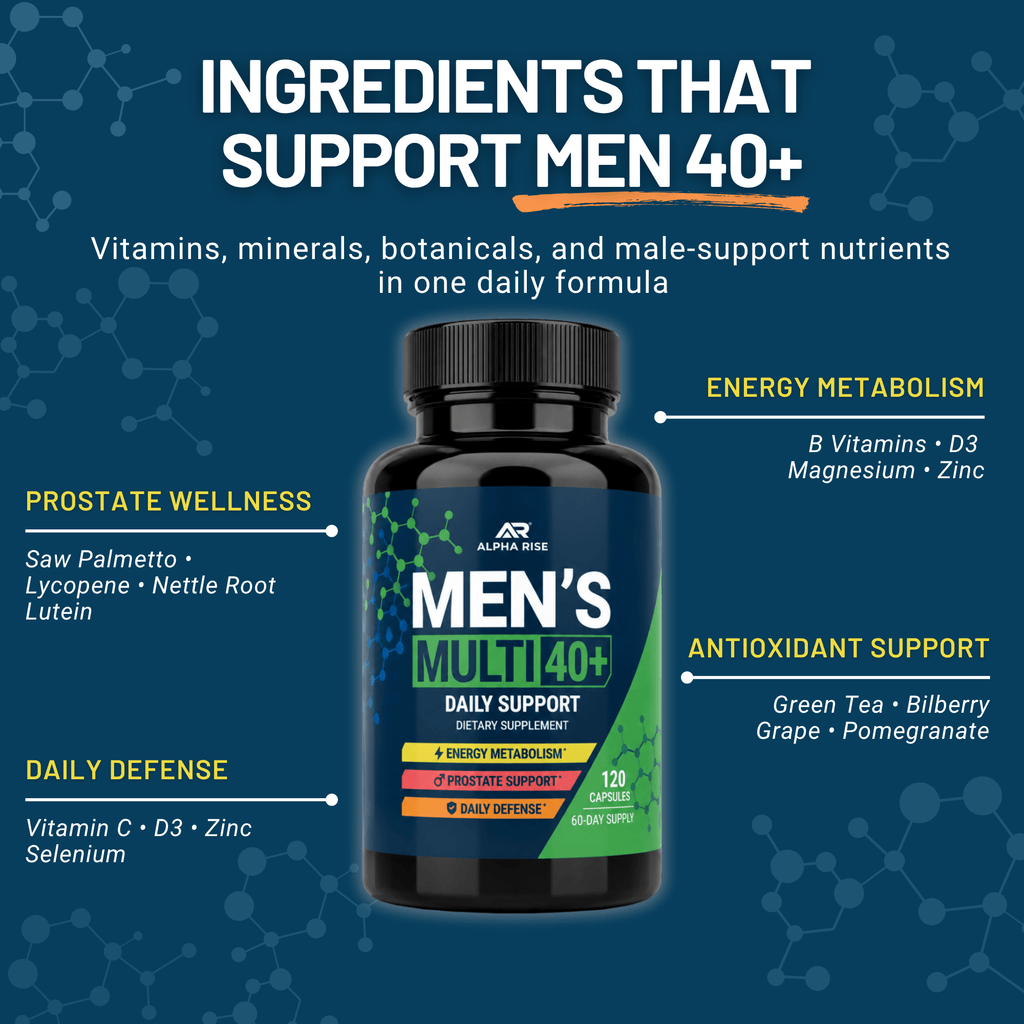 Men's Multivitamin 40 Plus - ALPHA RISE