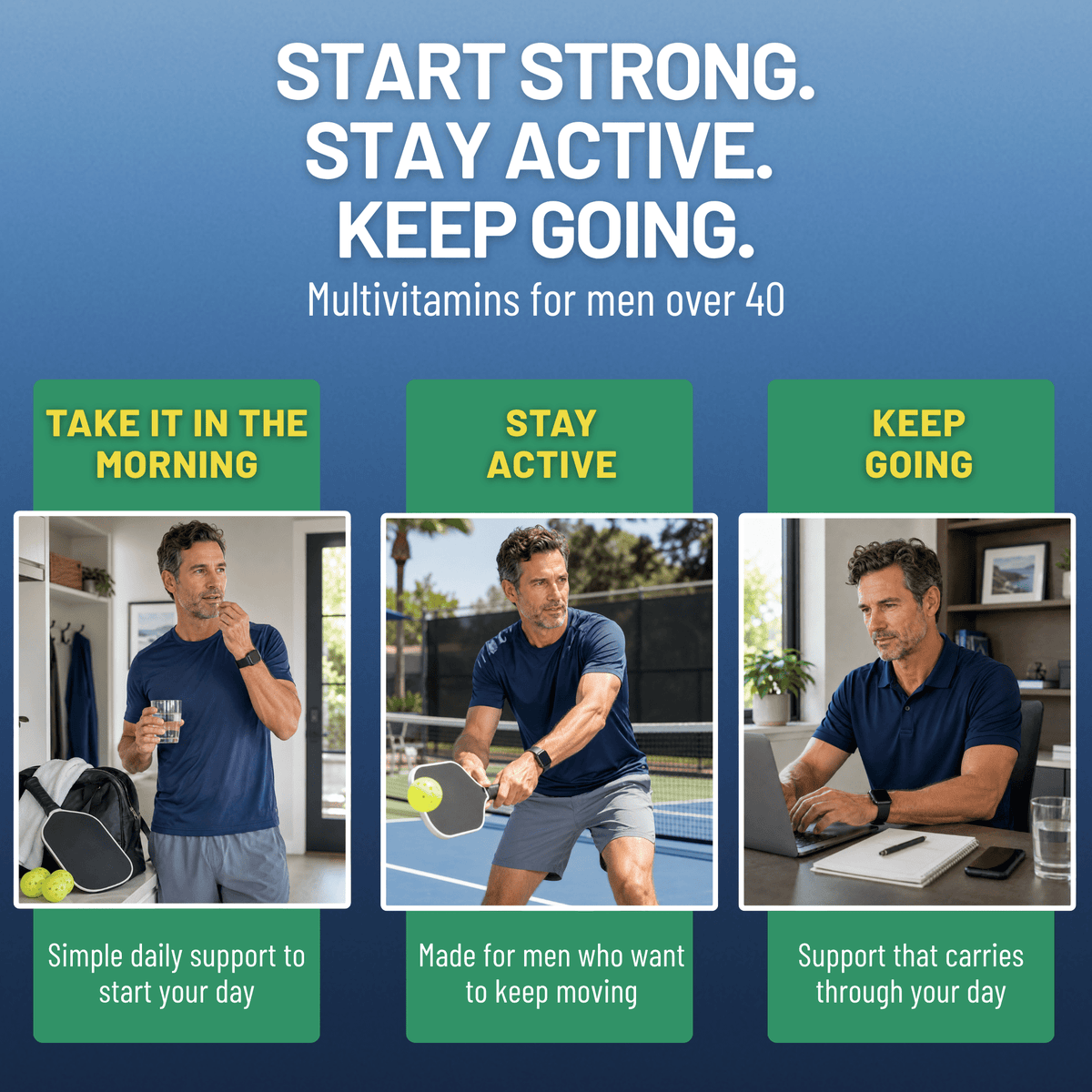 Men's Multivitamin 40 Plus - ALPHA RISE