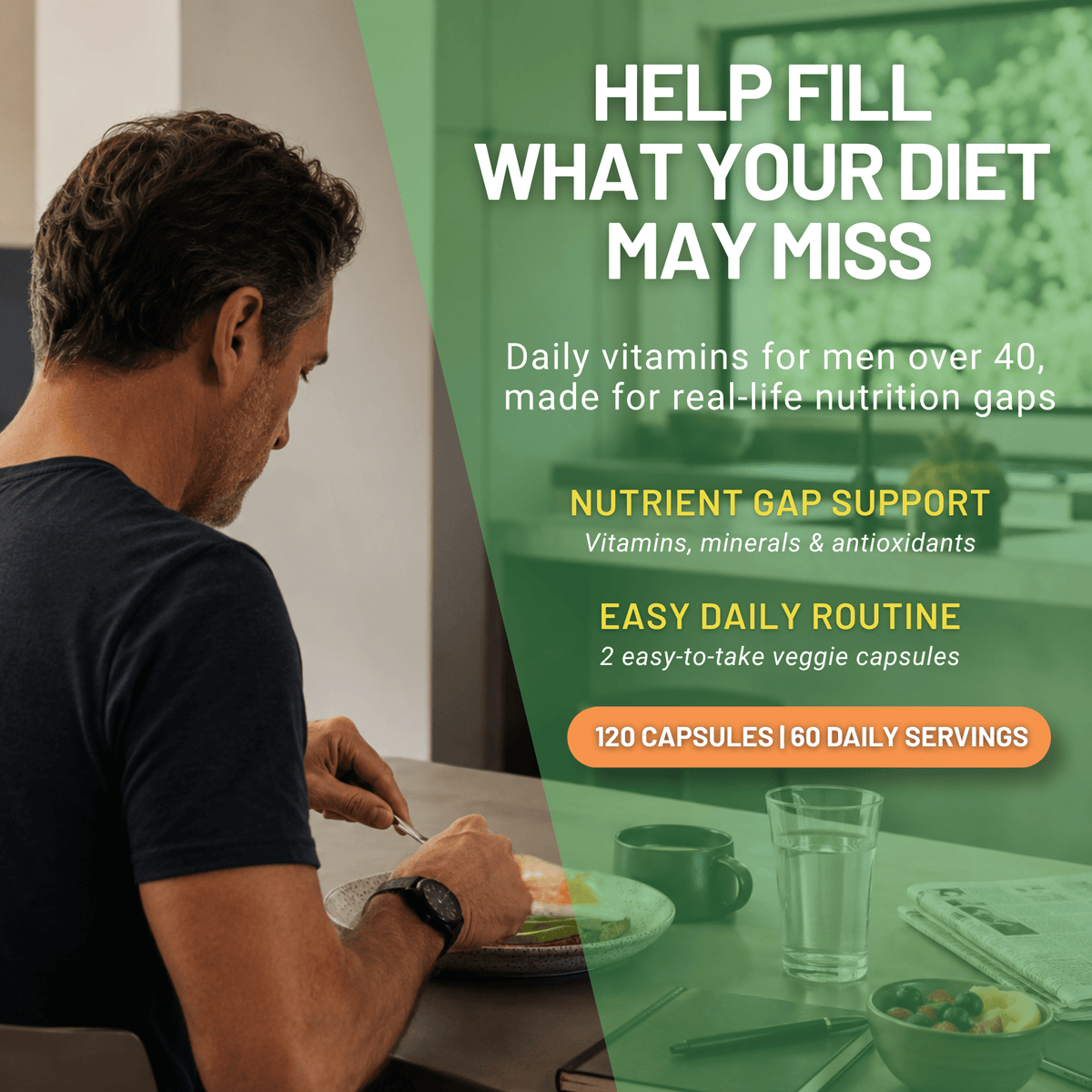Men's Multivitamin 40 Plus - ALPHA RISE