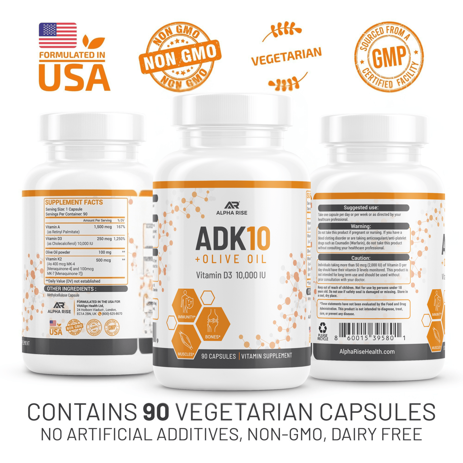 ADK 10 Vitamin Supplement - ALPHA RISE