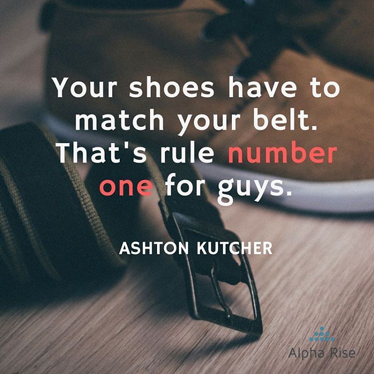 Should Man’s Shoes and Belt Always Match? Alpha Rise Health